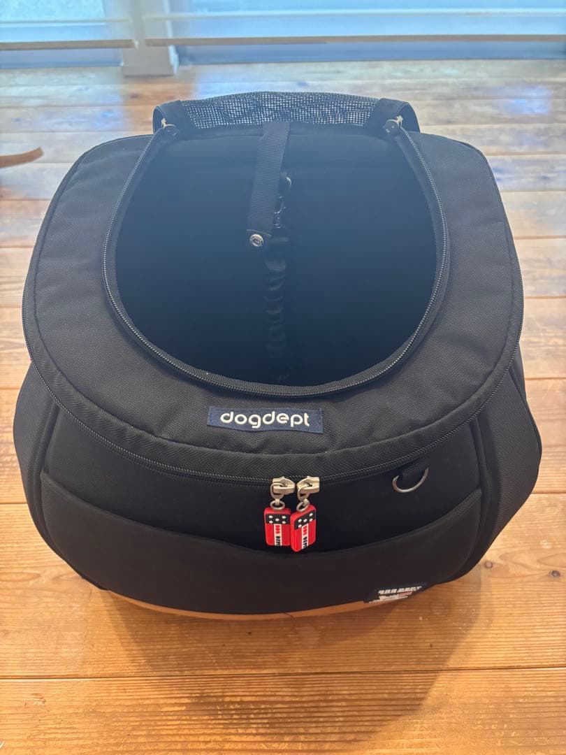Dog Dept ブラックキャリーバッグ