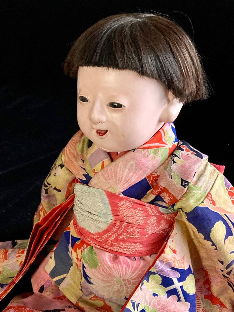 市松人形　抱き人形　明治　丸平　大極上　54㎝　日本人形