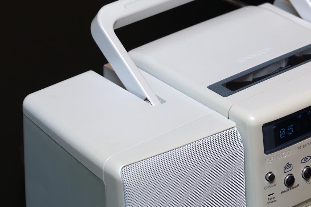 KENWOOD MDX-L1 CD/MD/TUNER コンポ ラジカセ 美品　白