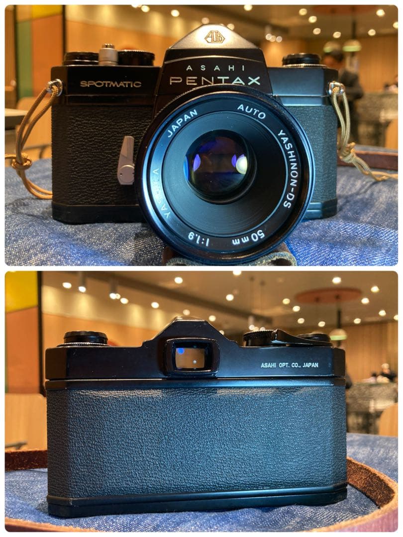 ヤシカyashinon ds f1.9+pentax sp 完動品＊美品