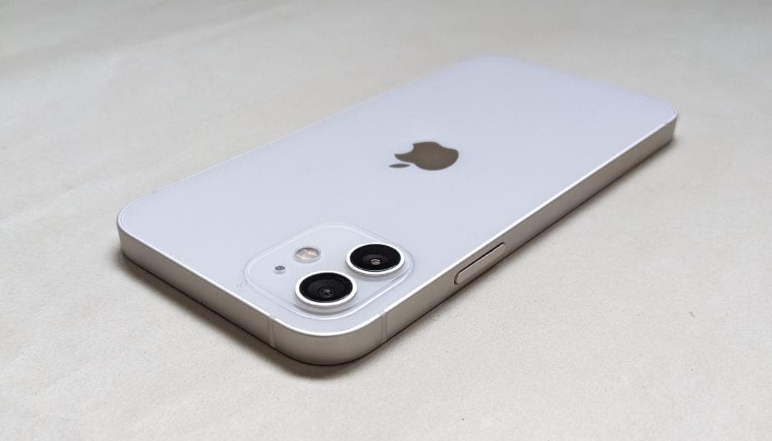 iPhone 12 128GB バッテリー 100％ SIMフリー 顔認証対応