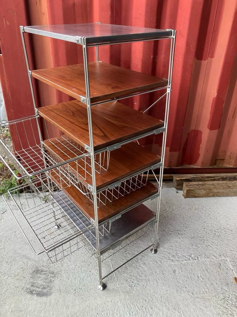 無印良品　ステンレスユニットシェルフ
