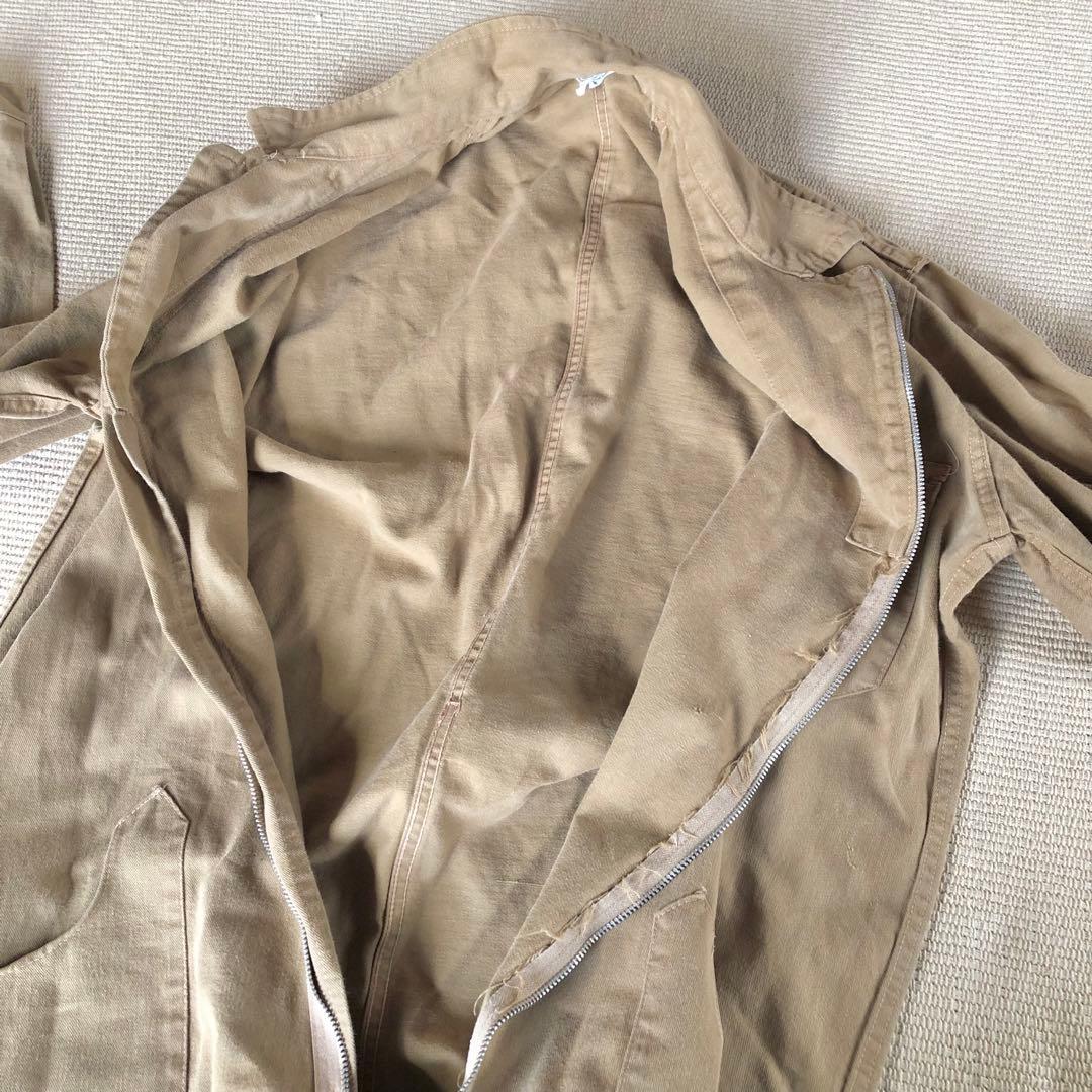 ユーロヴィンテージ ジャンプスーツ つなぎ 70s PRENTICE ジッパー