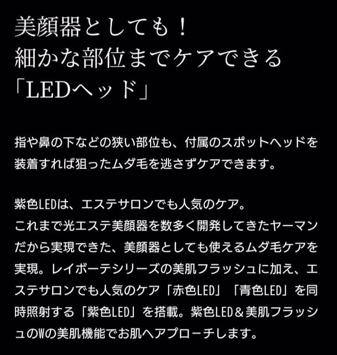 正規品 新品未使用 レイボーテRフラッシュfor salon