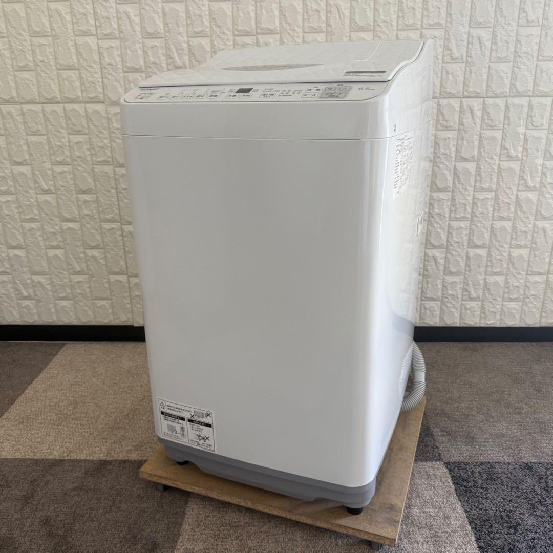 都内23区配送無料✨シャープ　縦型洗濯機　ES-TX6H 乾燥機能付き　美品