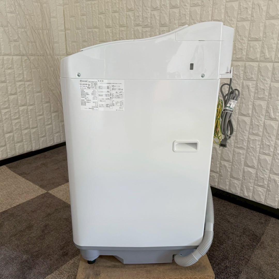 都内23区配送無料✨シャープ　縦型洗濯機　ES-TX6H 乾燥機能付き　美品