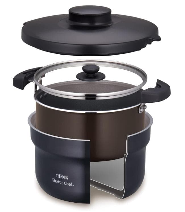 サーモス 真空保温調理器シャトルシェフ2.8L KBJ-3001 クールグレー
