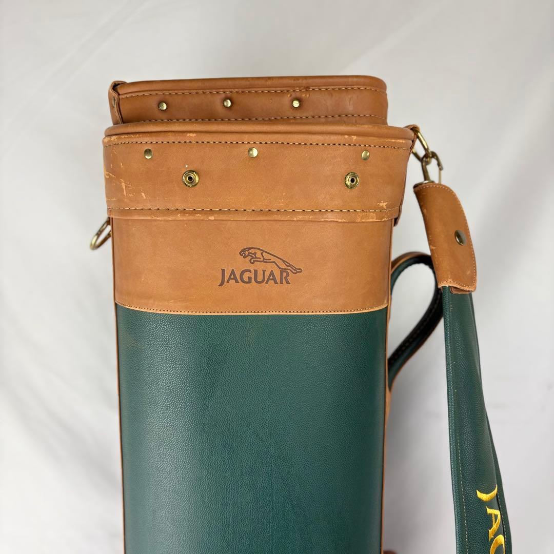JAGUAR ジャガー キャディバッグ ゴルフバッグ フード付き