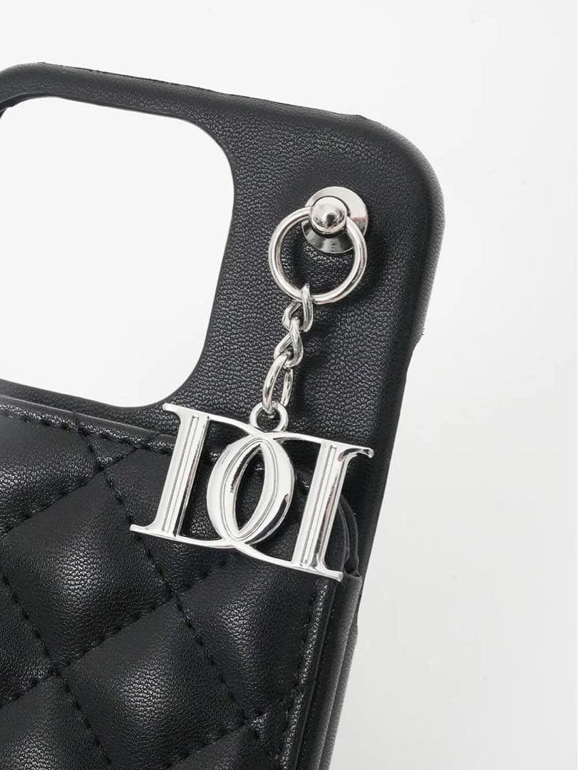 【Darich】 キルティングミラーDDチャームiPhoneケース