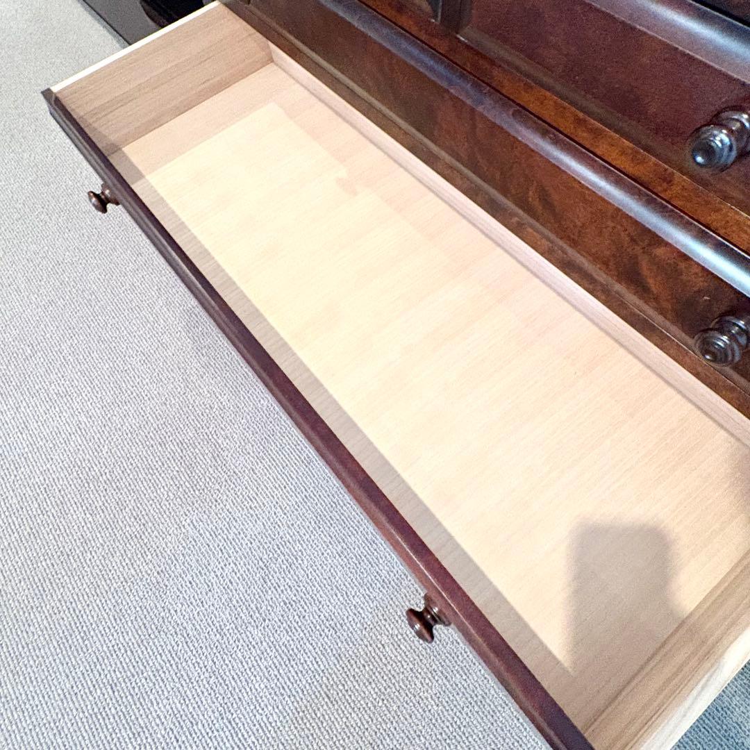 チェスト ダークブラウン たんす 引き出し 4段 木製 木 ウッド 小箪笥