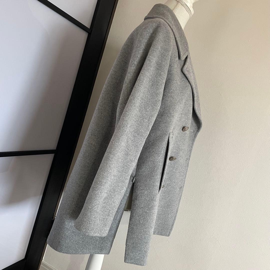 専用　KIYOKO TAKASE アンゴラ　ウール　ダブルコート　ピーコート