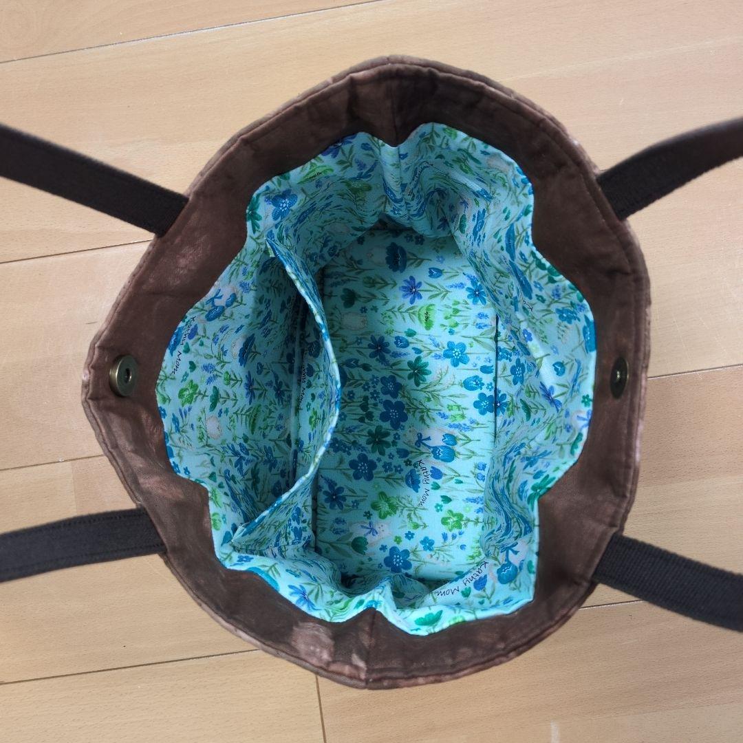 アンスリウムのハワイアンキルトバッグ　ハンドメイド