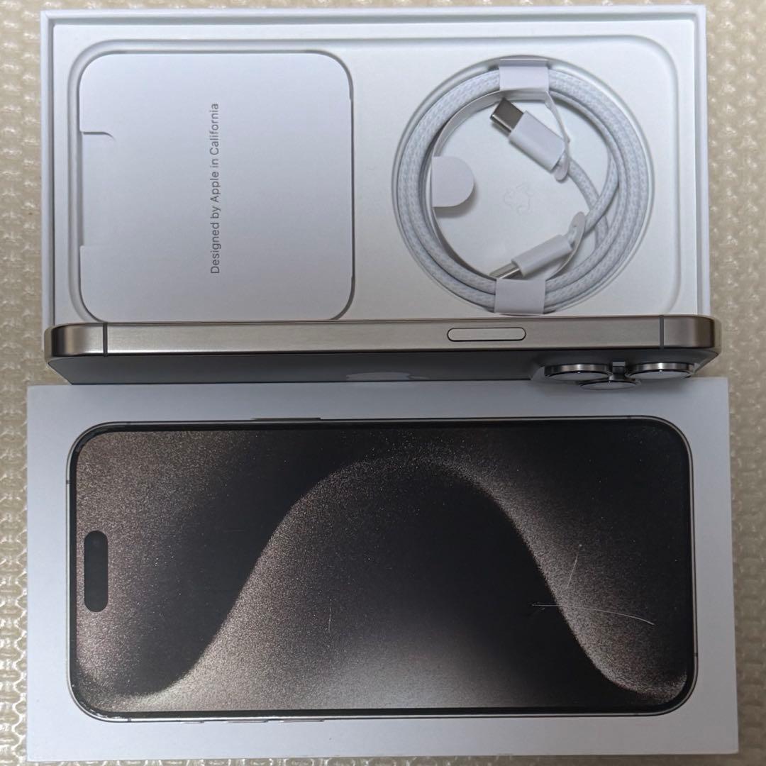 バッテリー100% iPhone15ProMax 256GB SIMフリー 本体