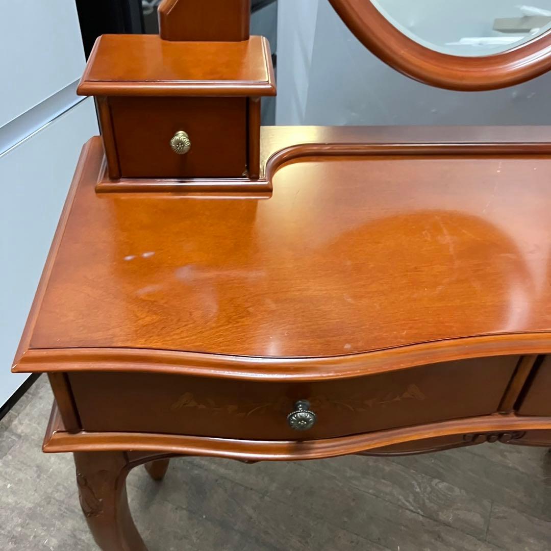 33F 猫脚 ドレッサー 鏡台 アンティーク調  ヨーロピアン イタリア製