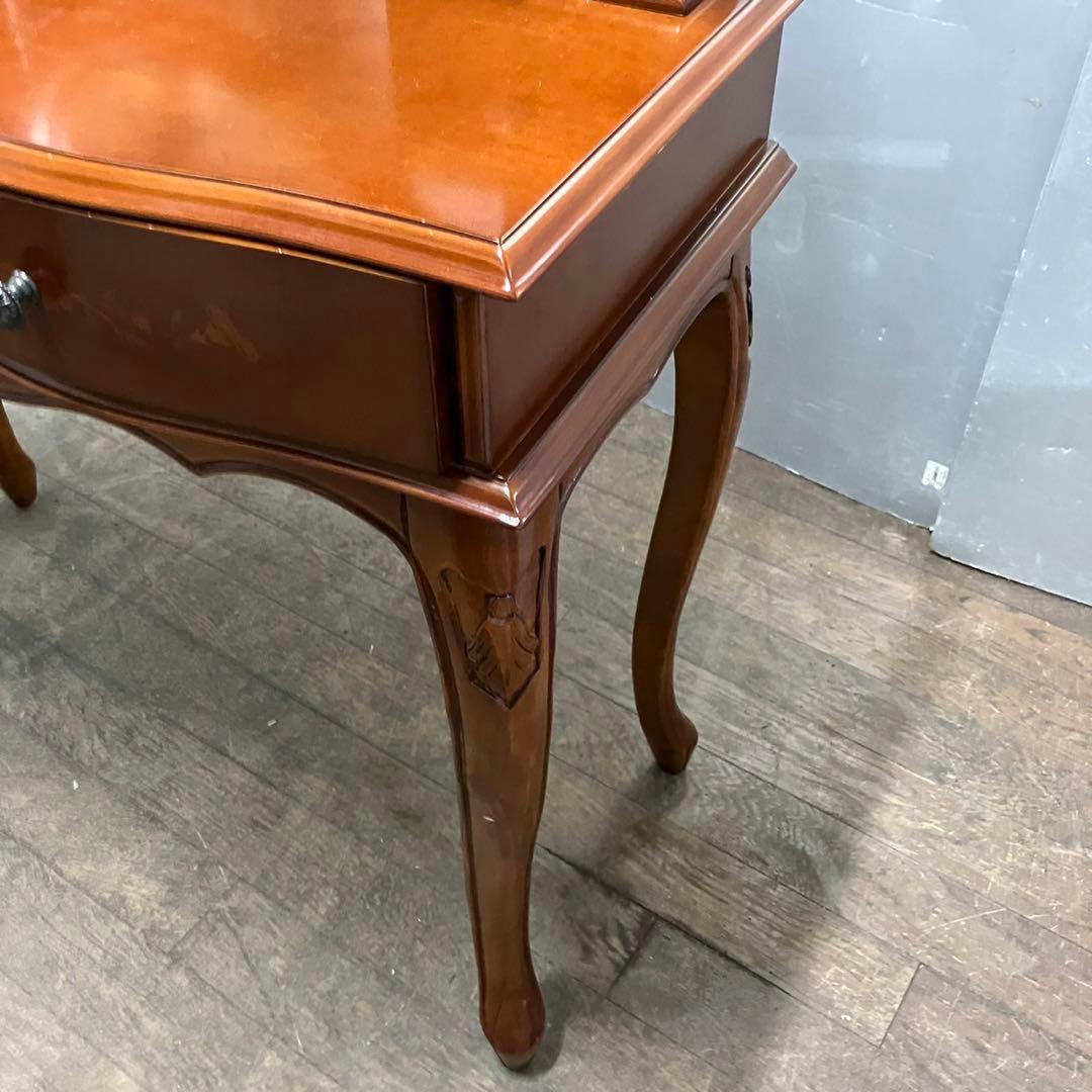 33F 猫脚 ドレッサー 鏡台 アンティーク調  ヨーロピアン イタリア製