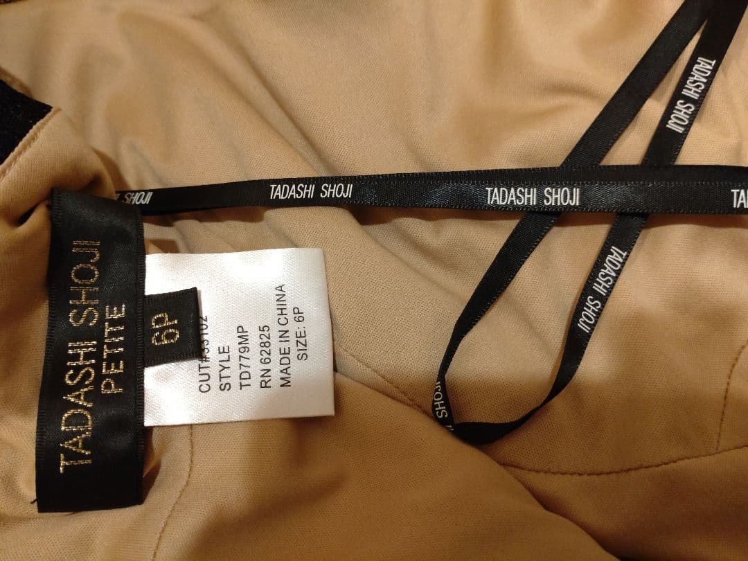 TADASHI SHOJI ノースリーブレースワンピース 6P　 タダシショージ