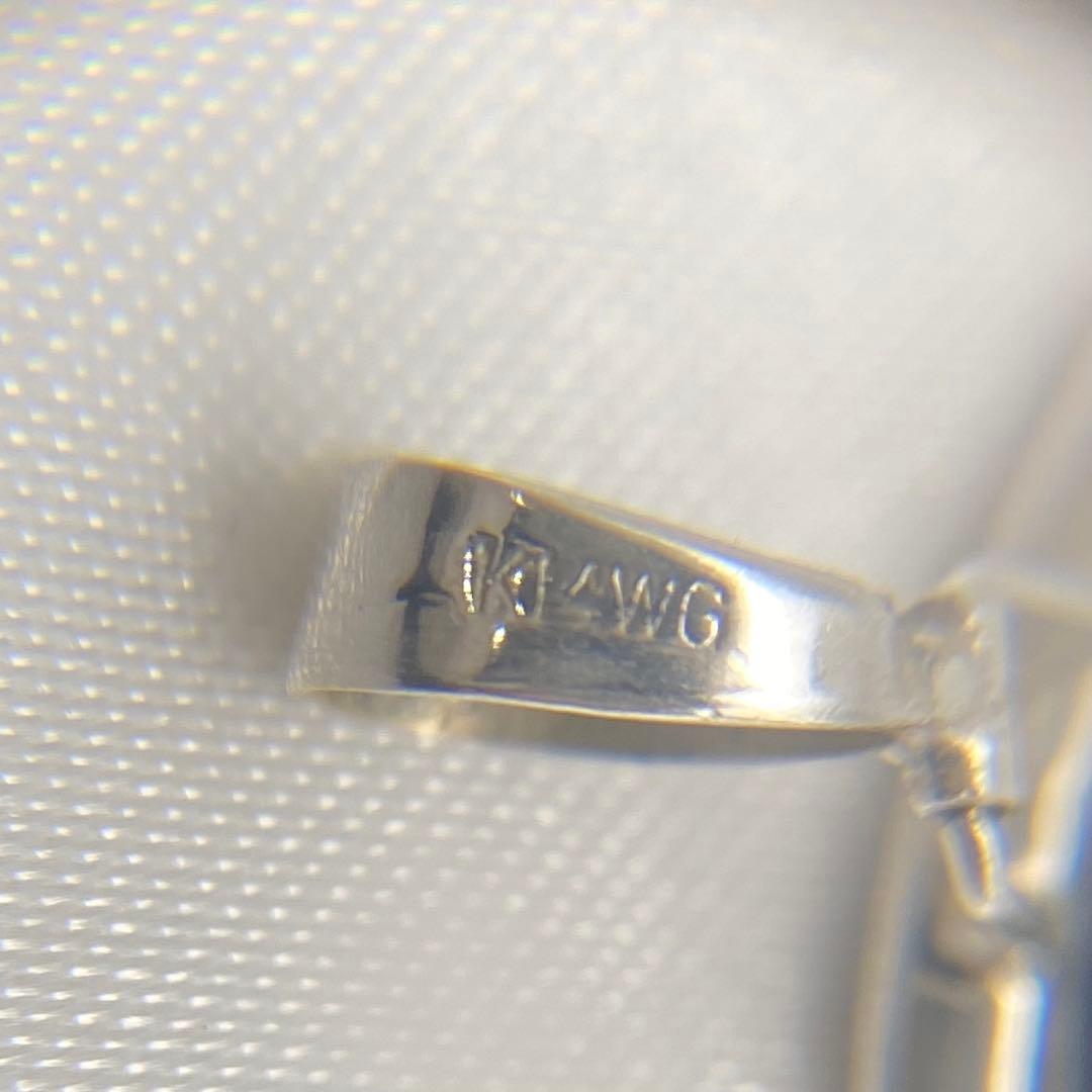 カメオ F.W. ブローチ ペンダントトップ K14WG サイン入り