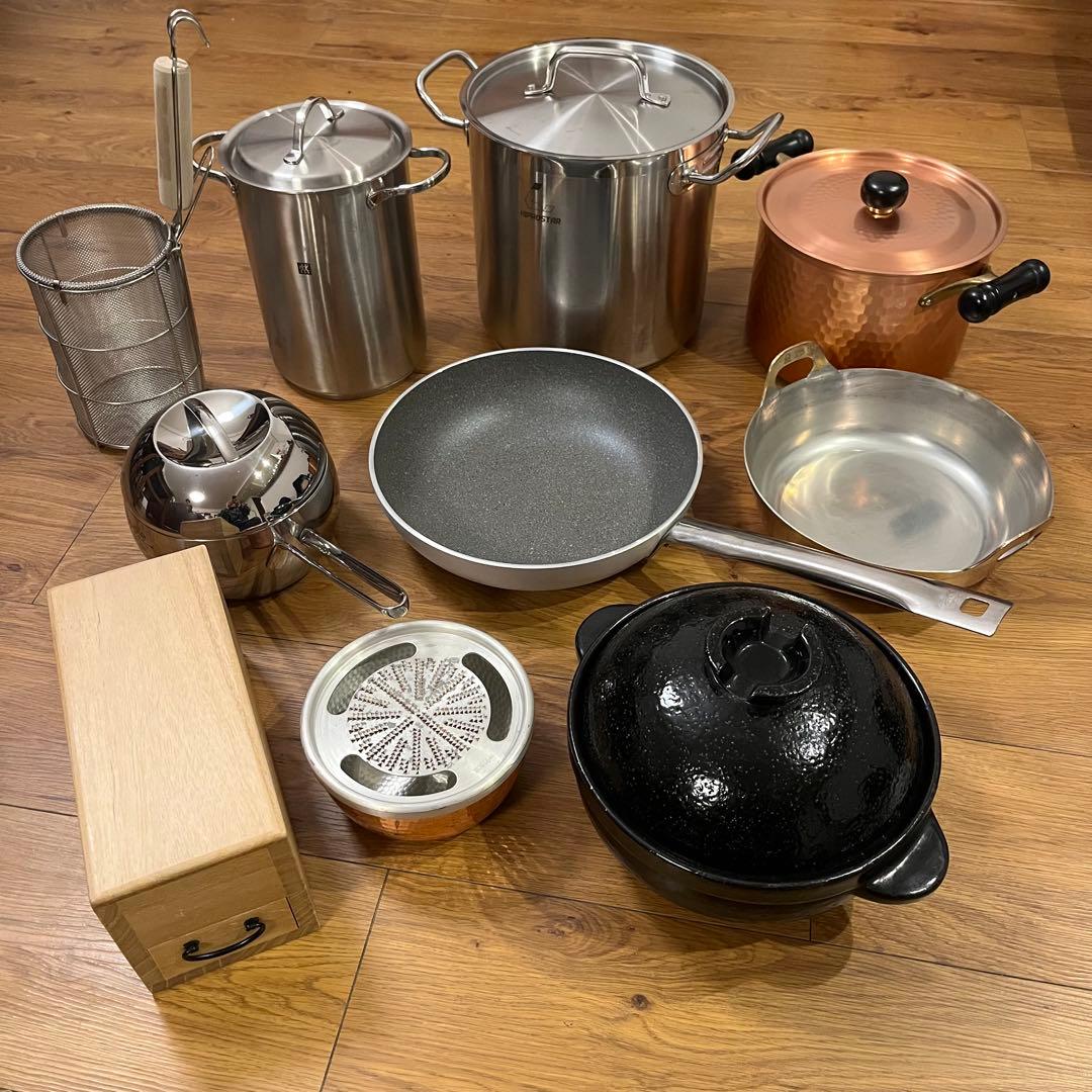 ★本日最終★大特価【zwilling他】高級調理器具10点 総額15万超 包丁付