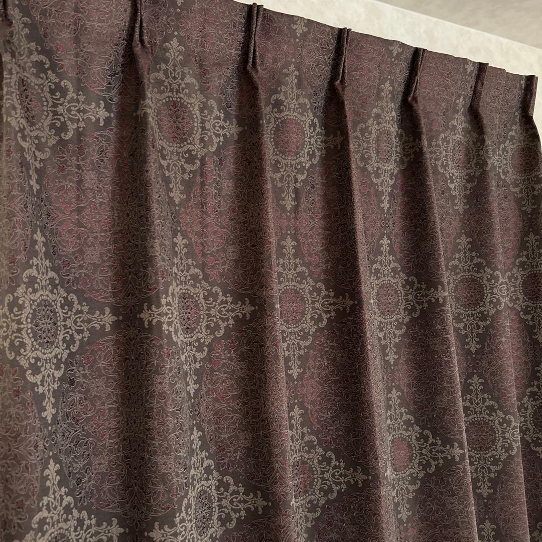 オーダーカーテン　2枚セット　厚地カーテン　新品未使用