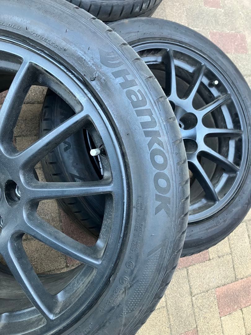 225/50R18 ランエボ純正　ランサーエボリューションX純正　4本