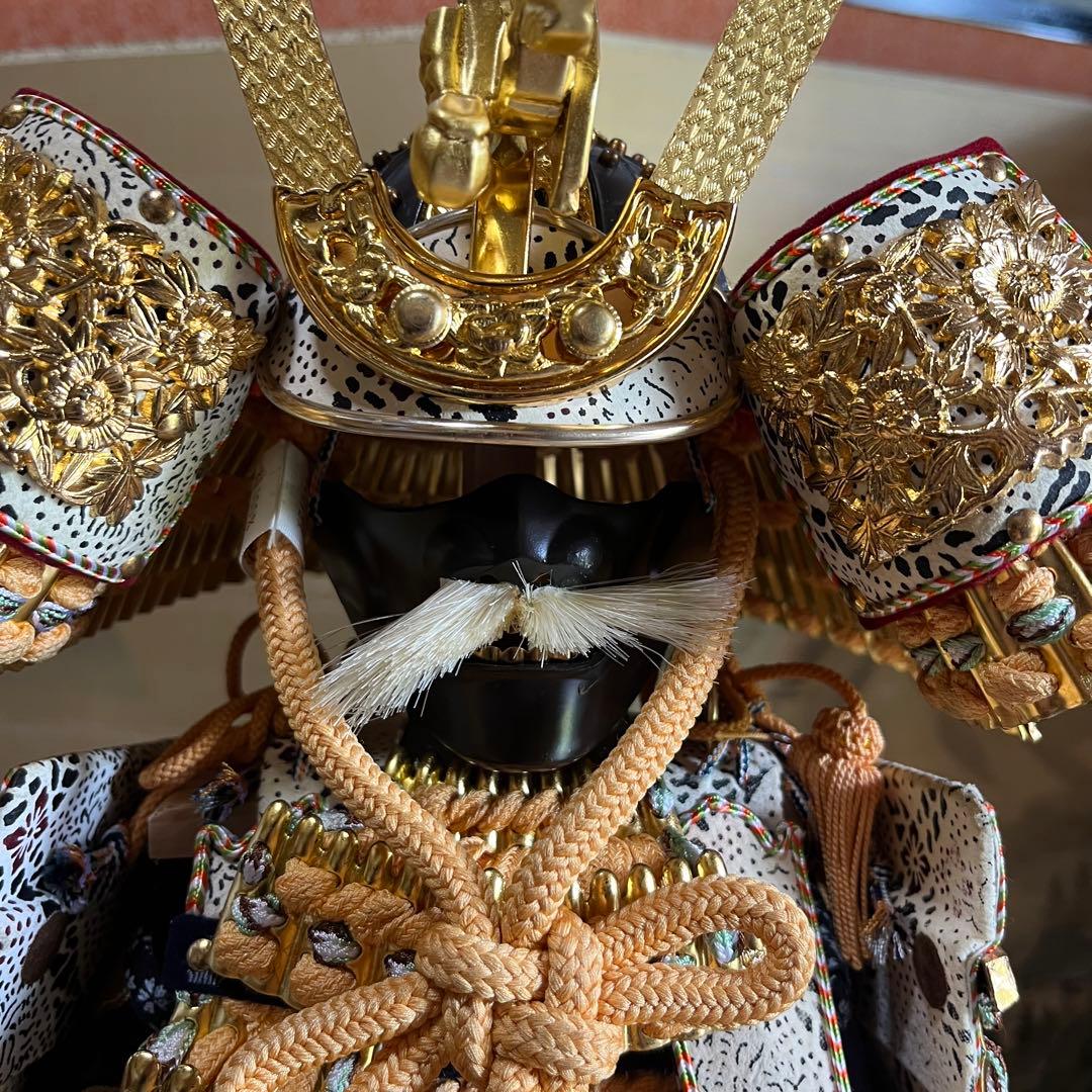 高級品　本金箔正絹織之大鎧　伝統工芸