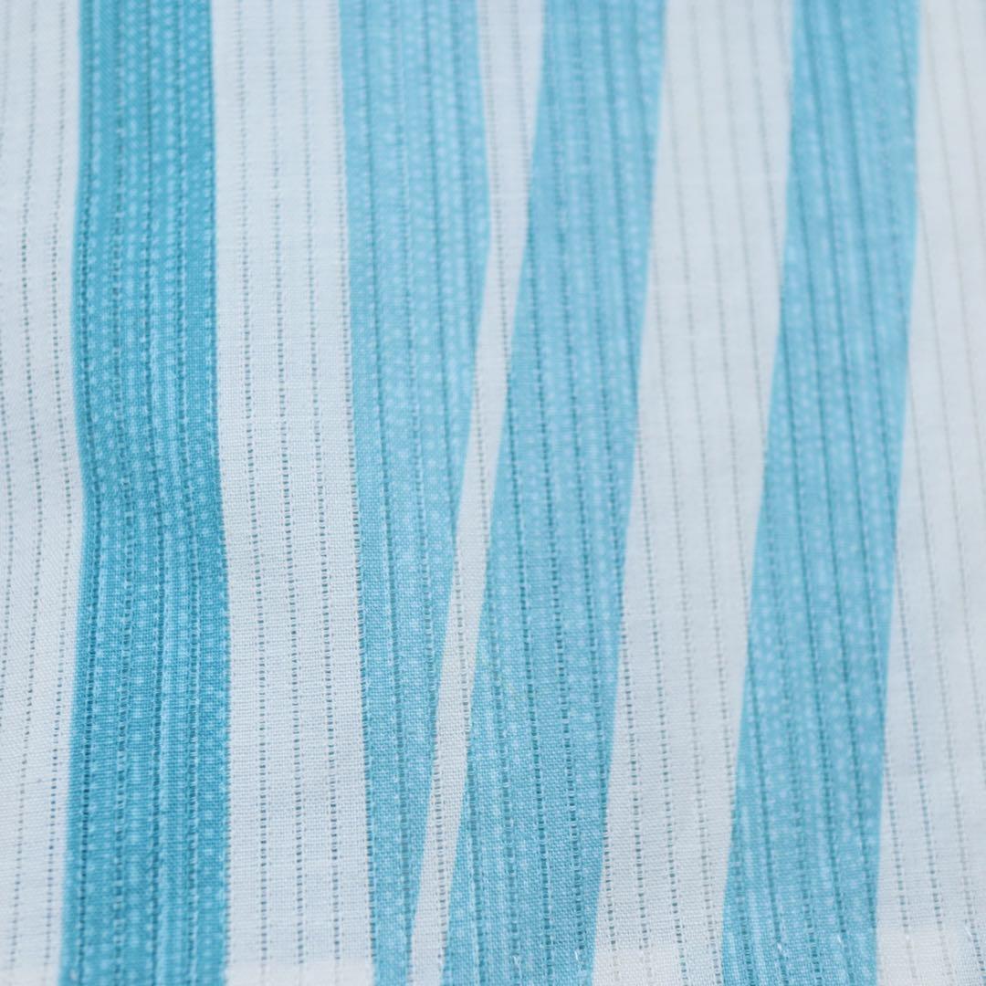 ねこマダム◆撫松庵◆綿縦絽◆ストライプ模様◆木綿◆浴衣◆綿着物としても