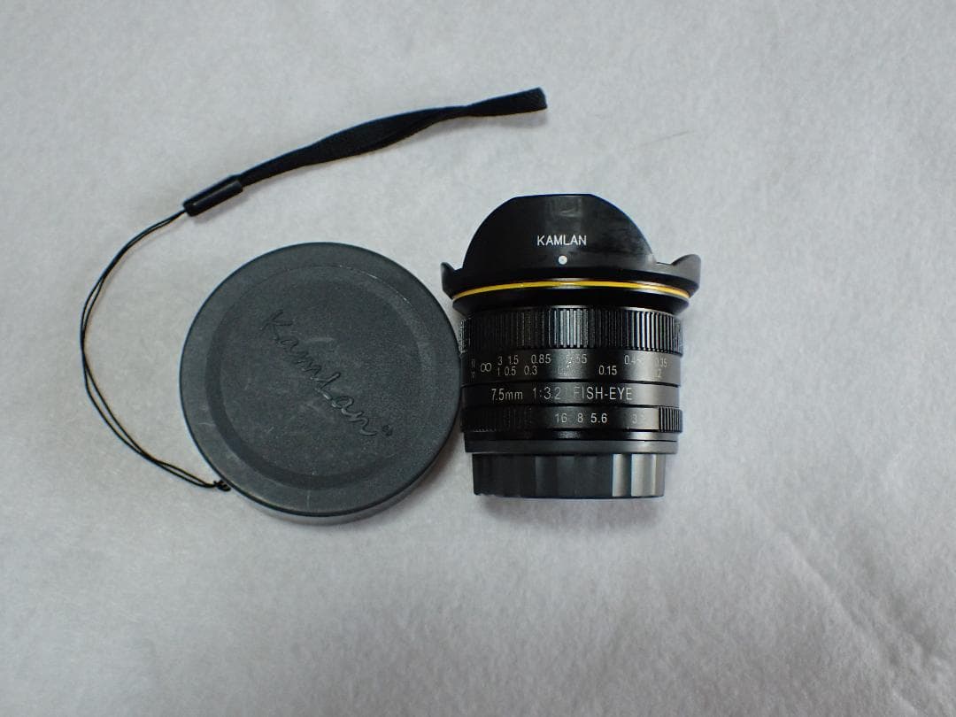 KamLan 単焦点魚眼レンズ FS7.5F3.2/MFT