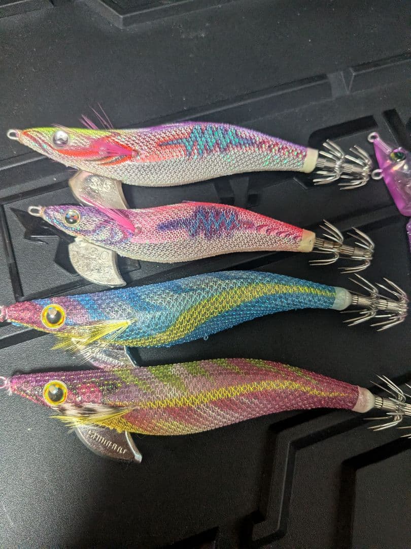 値下げ中 カルティバ パタパタ エギ王 など エギまとめ売り 40本 ケース付