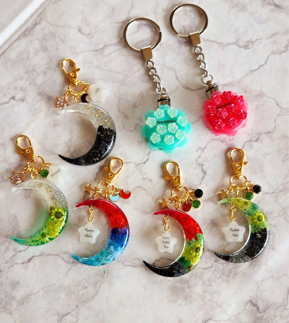 乙女座　スタジアムペンライト風キーホルダー　７点