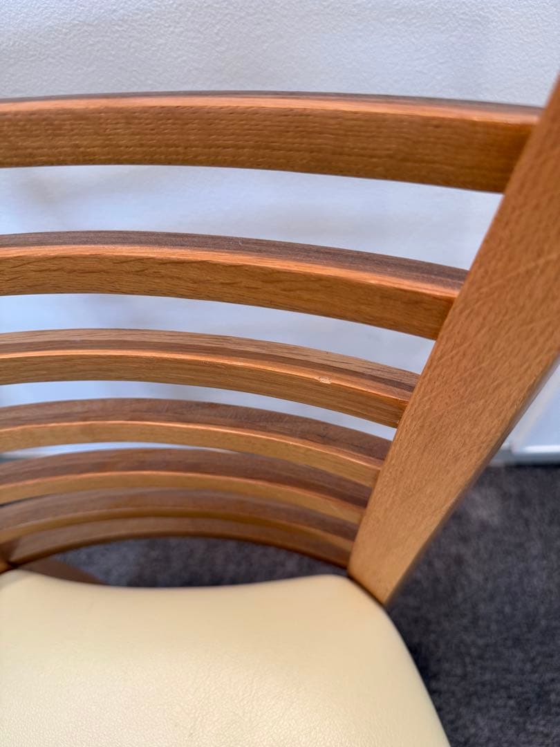 天然木ダイニング椅子２脚大塚家具製送料無料