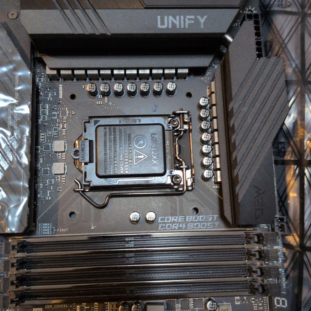 【動作不良】MSI Z590 UNIFY マザーボード（ジャンク品）