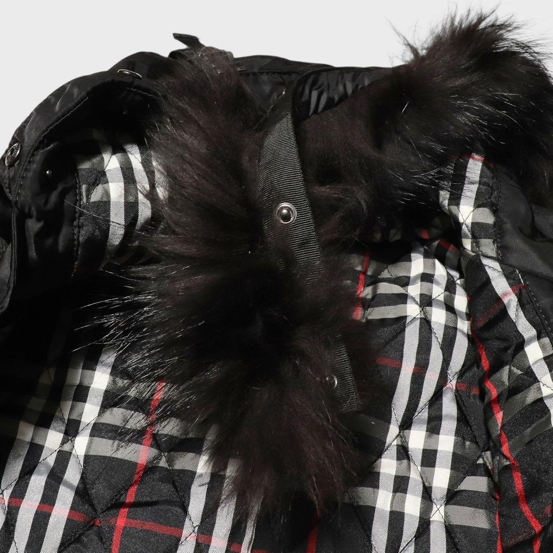未使用級★L★バーバリーブラックレーベル★モッズコート★BURBERRY★中綿