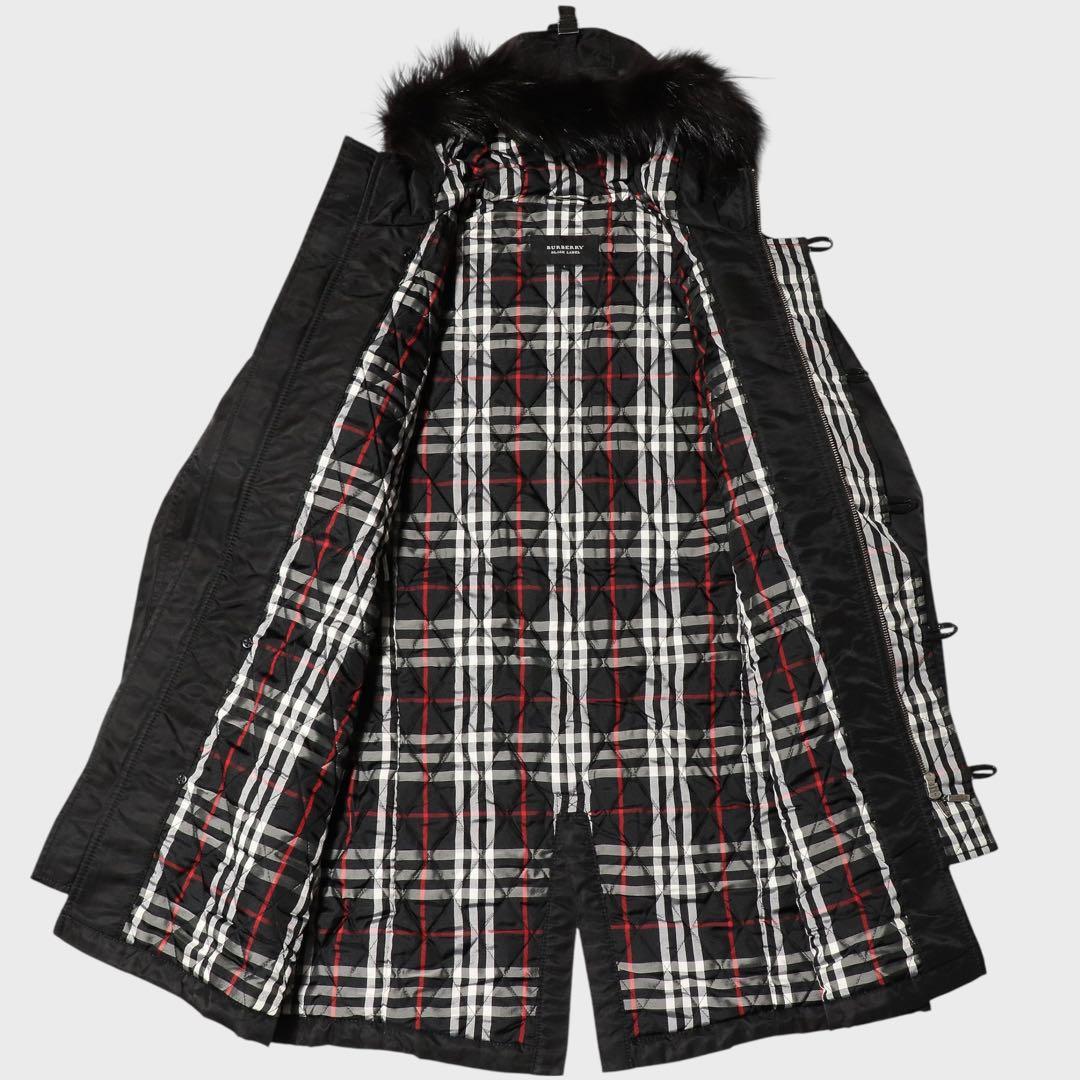 未使用級★L★バーバリーブラックレーベル★モッズコート★BURBERRY★中綿