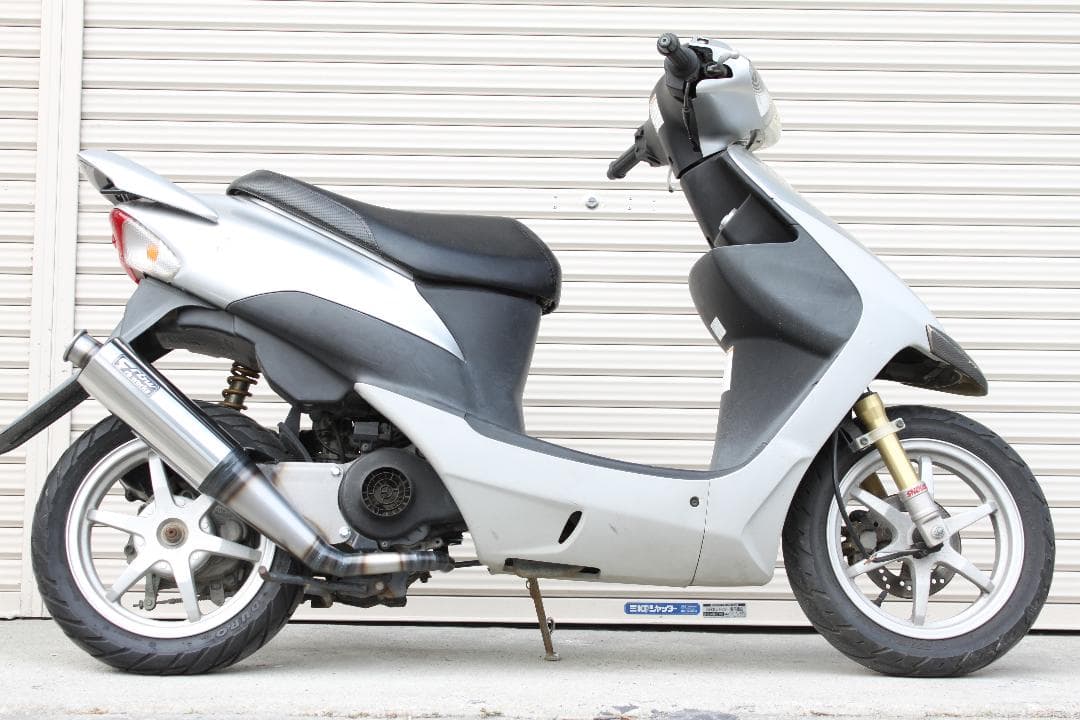 新品☆スズキZZ/レッツⅡ用☆スポーツマフラー☆curl チャンバー rbw