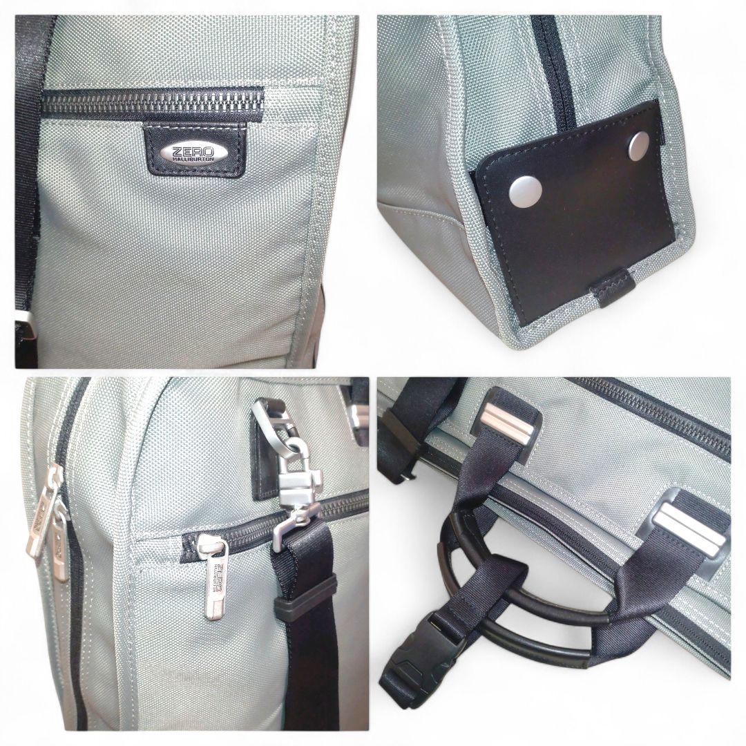 美品　ゼロハリバートン　ガーメントバッグ　フルセット　スーツケース　グレー