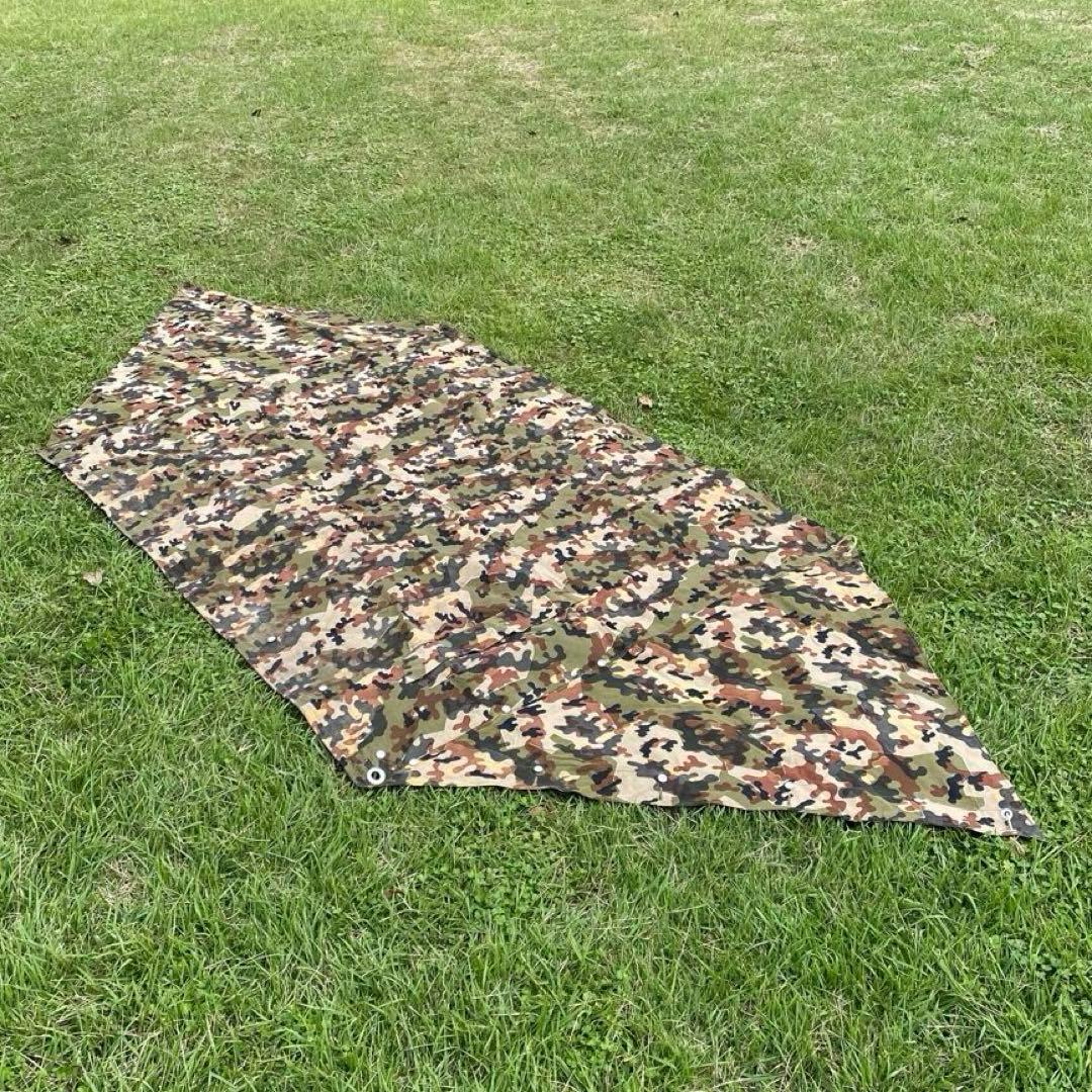 【超レア・美品】入手困難　ドイツ　軍幕　アメーバカモ　パップテント　ハーフ　１枚
