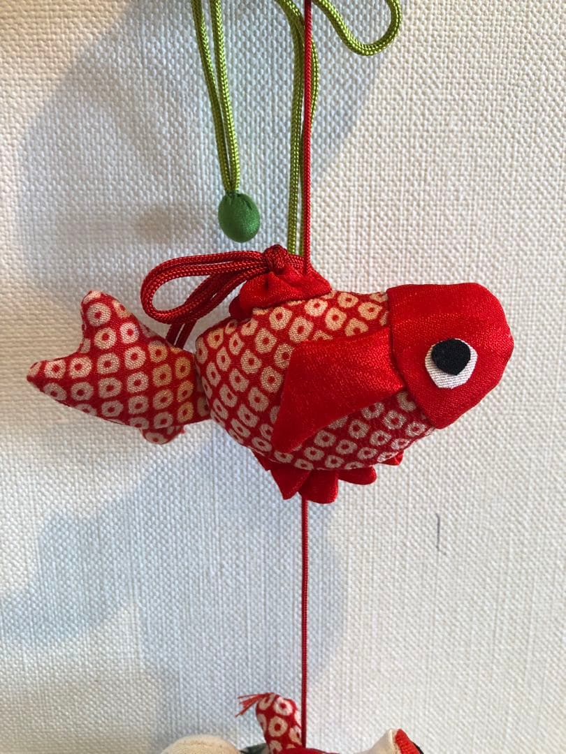 桃の節句の壁掛け①　吊るし飾り　吊るし雛