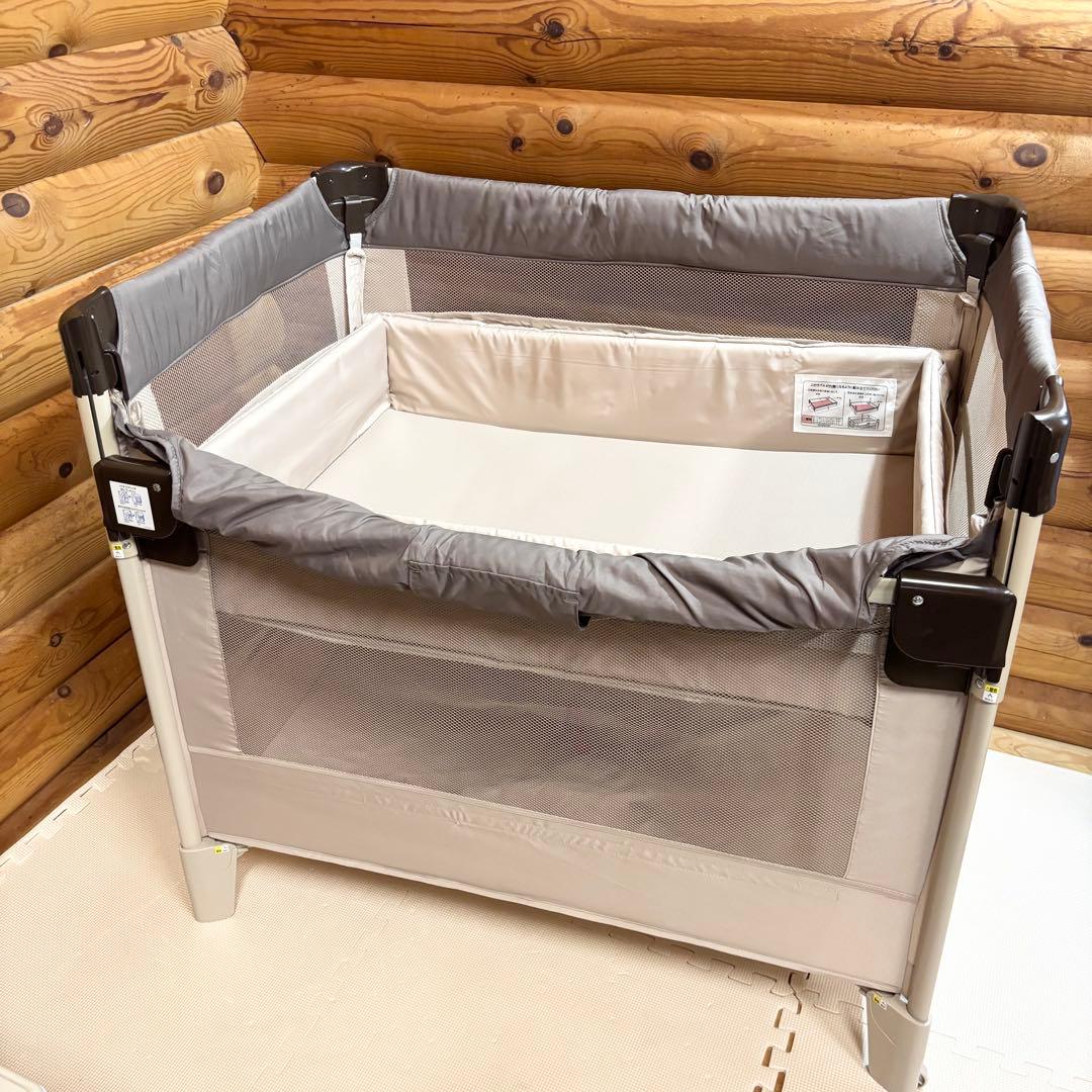 Aprica アップリカ ココネルエアー ベビーベッド ココアブラウン