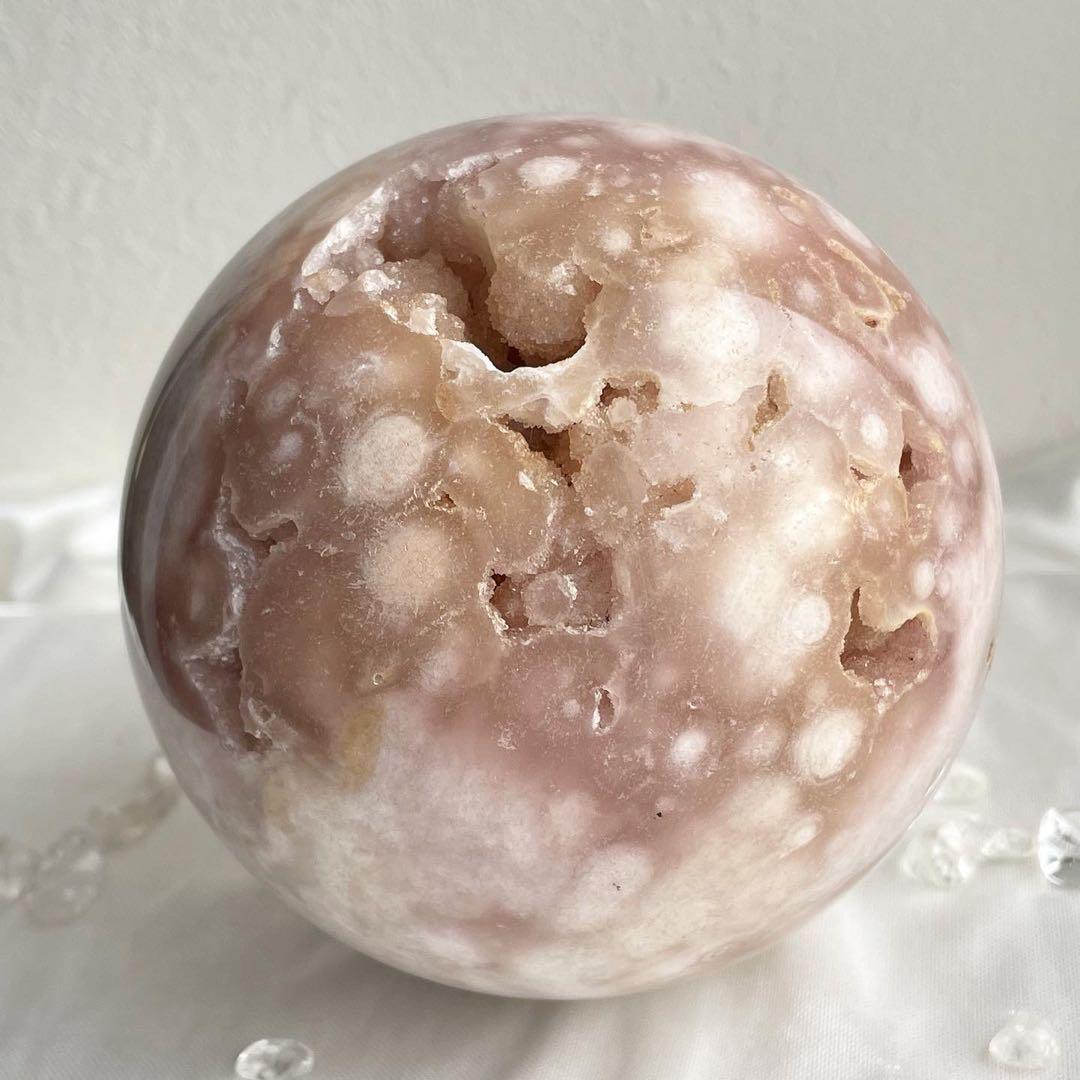 1kg越え大玉！ 結晶ジオード ピンクアメジスト スフィア シュガードゥルージー