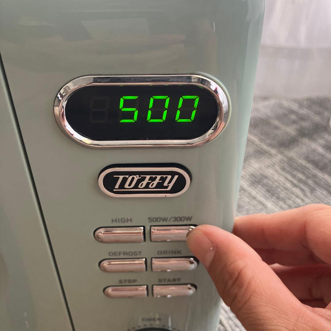 toffy LADONNA K-DR1 グリーン 電子レンジ2021年製