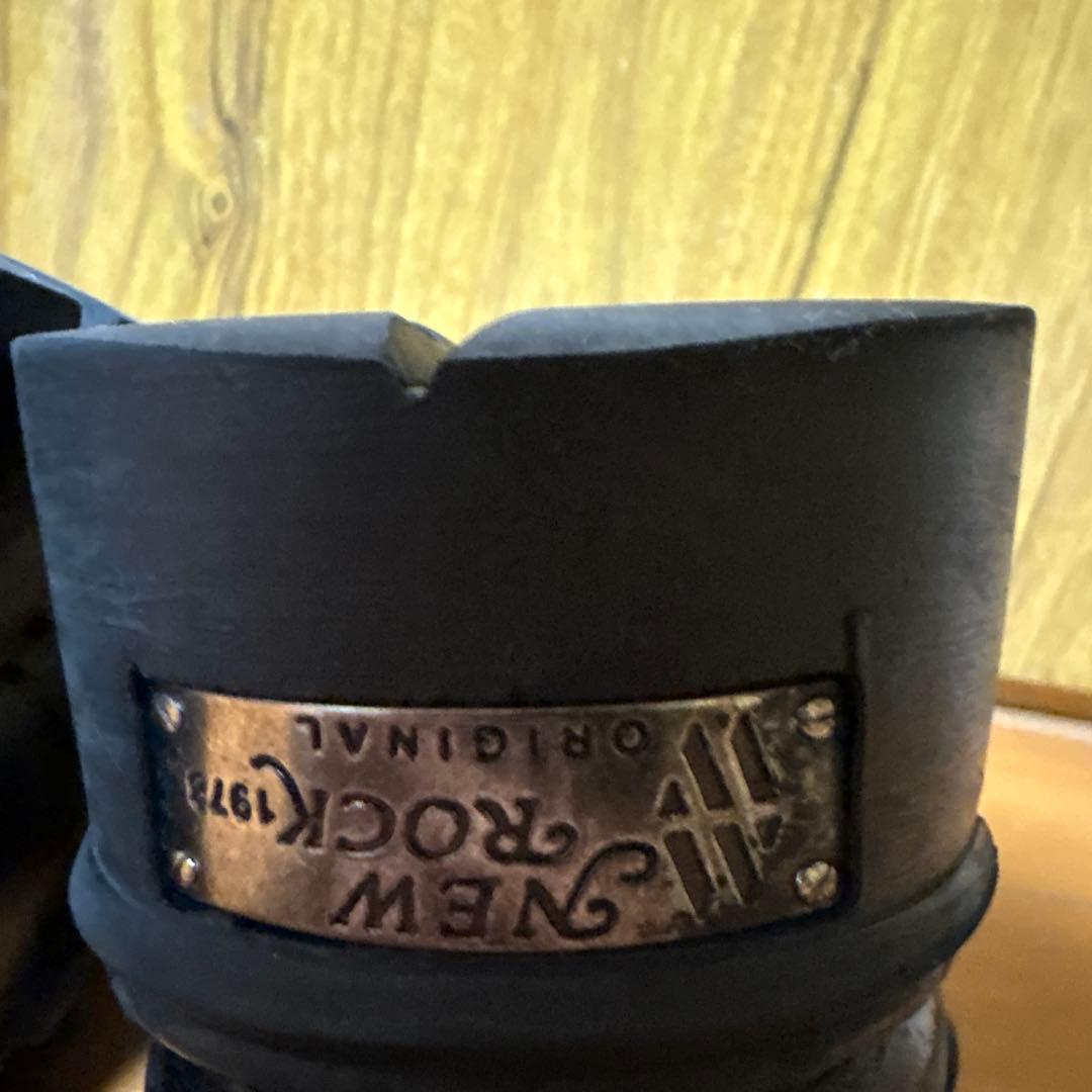 NEW ROCK /ニューロック　ブラック 厚底　スニーカー　ブーツ