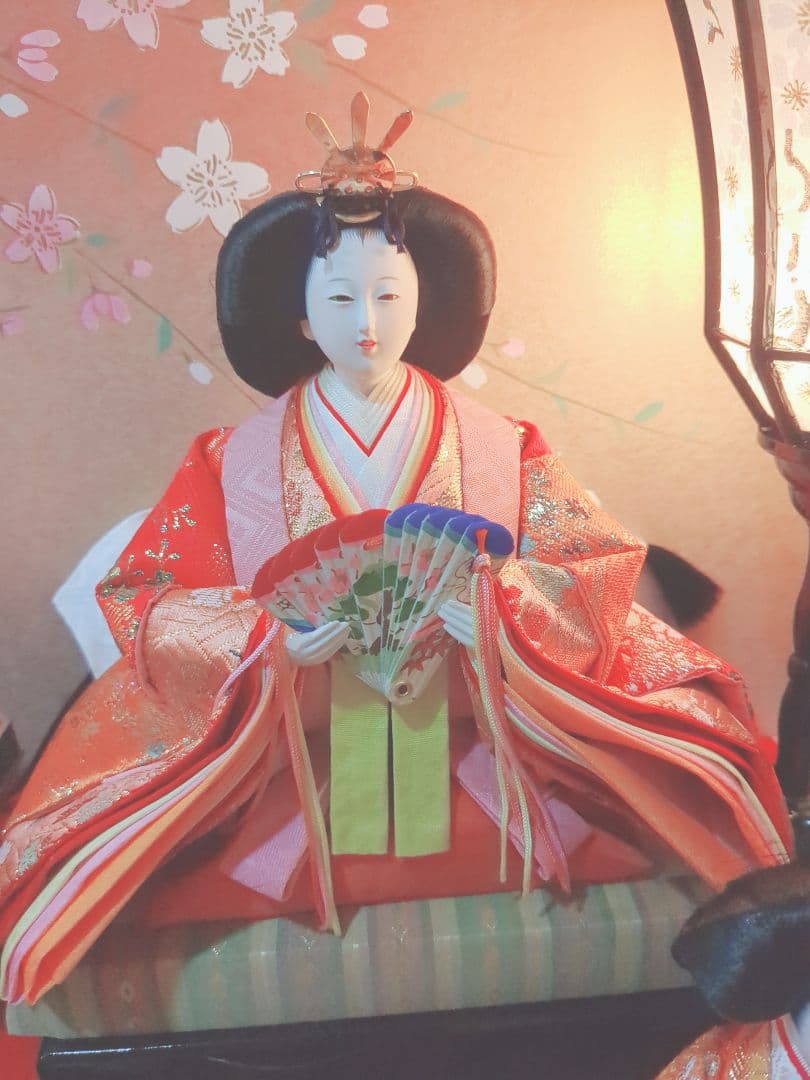 お値打ち 久月 雛人形 ひな祭り ガラスケース入り オルゴール付き