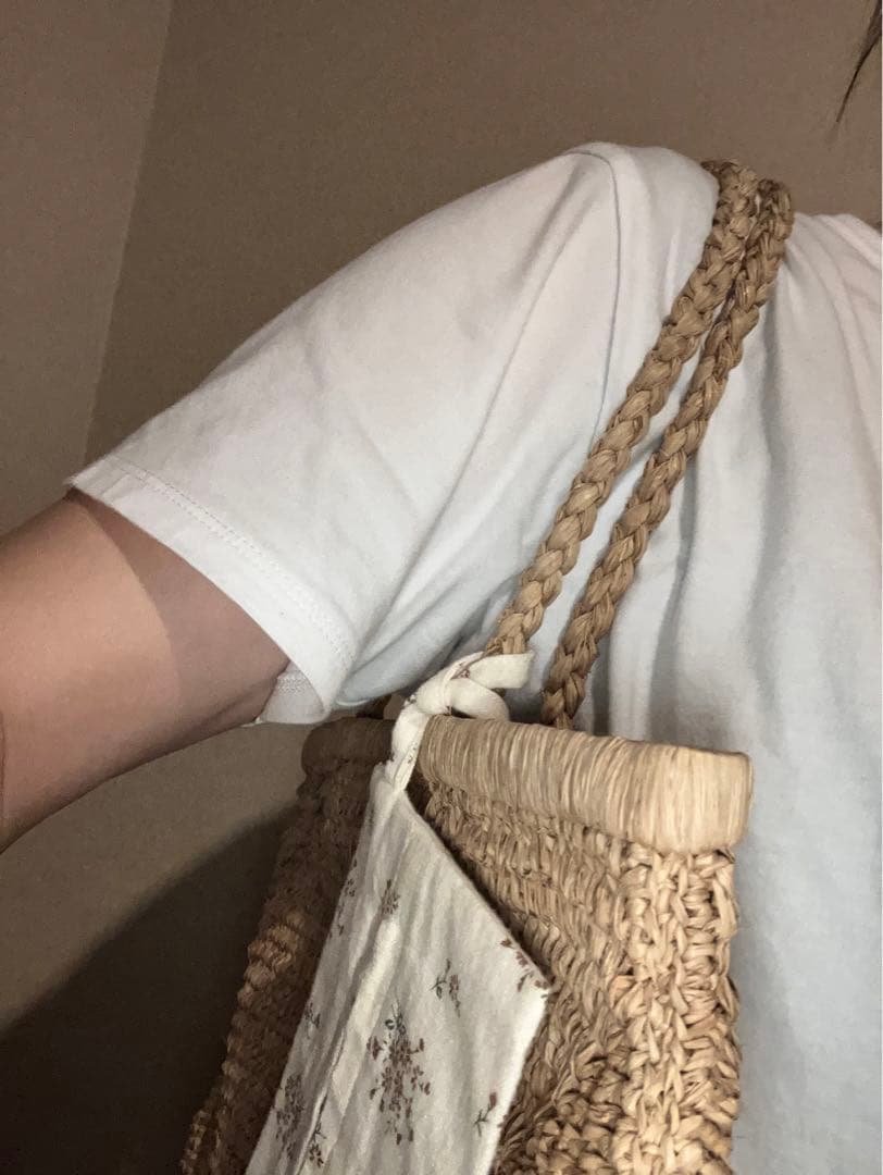 NORO ラフィア　かごバッグ