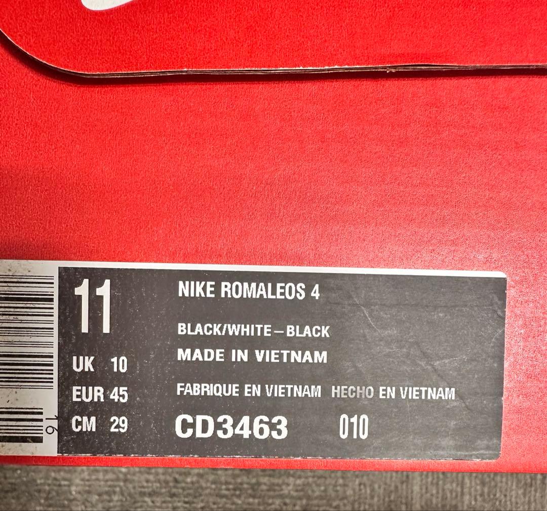 【新品未使用】Nike Romaleos 4 ロマレオス4 ブラック 29.0