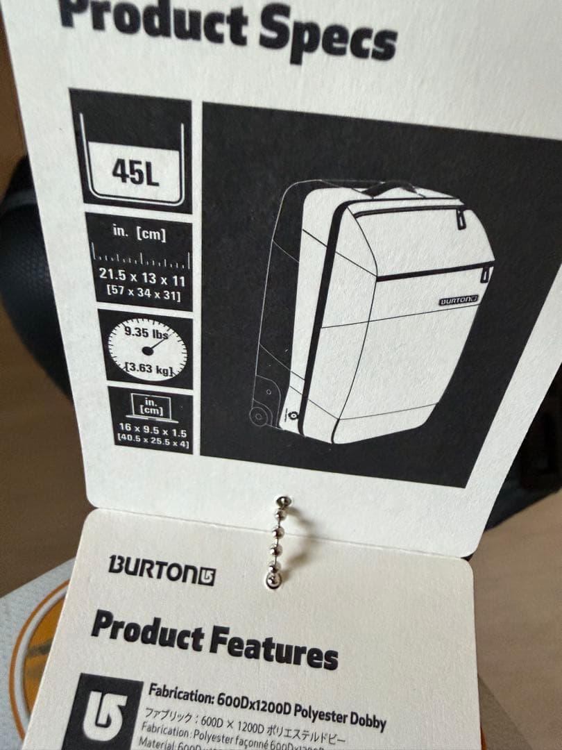 バートン キャリーバッグ キャリーケース スノーボード　BURTON