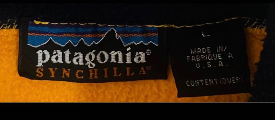 パタゴニア/シンチラベスト/サイズL/マンゴーオレンジ/USA/25182/名作
