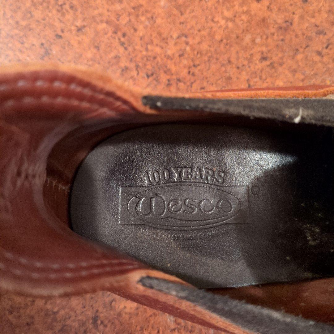 ウェスコ WESCO　ブラウン レザー スリッポンブーツ