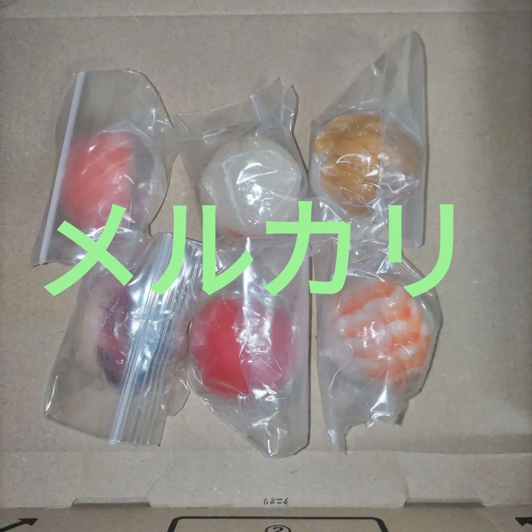 限定品　元祖食品サンプル屋　手毬寿司　マグネット　全6種　全種セット