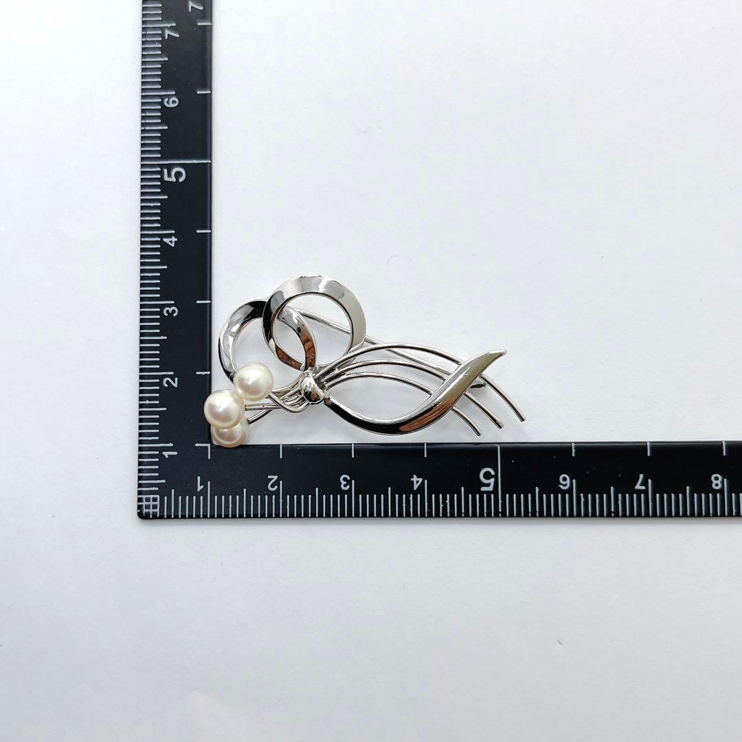 極美品✨MIKIMOTO ミキモト アコヤパール　ブローチ　コサージュ