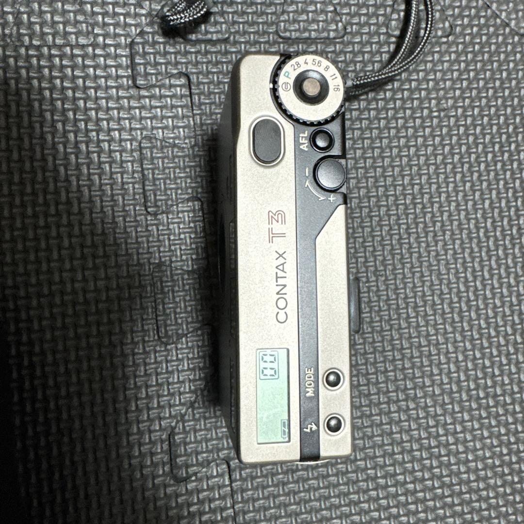 CONTAX T3 ストラップ　ケース　説明書付き